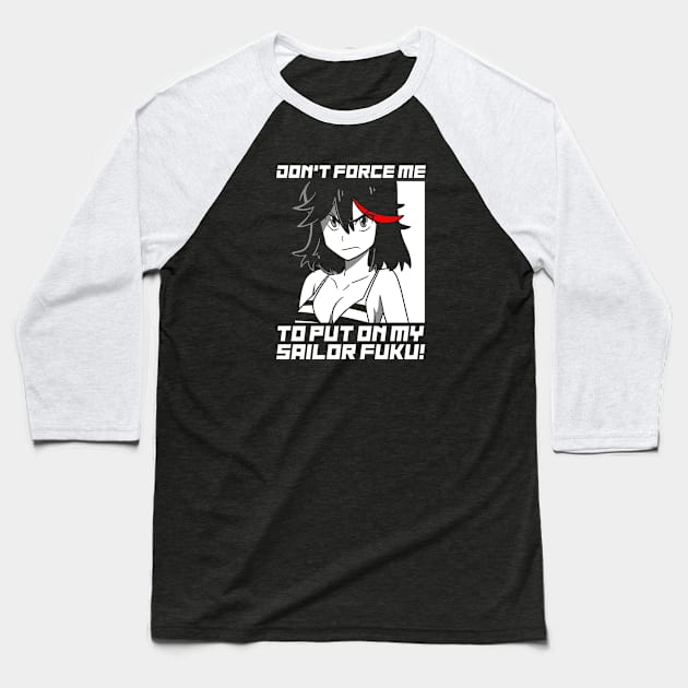 Angry Matoi Baseball T-Shirt by wloem